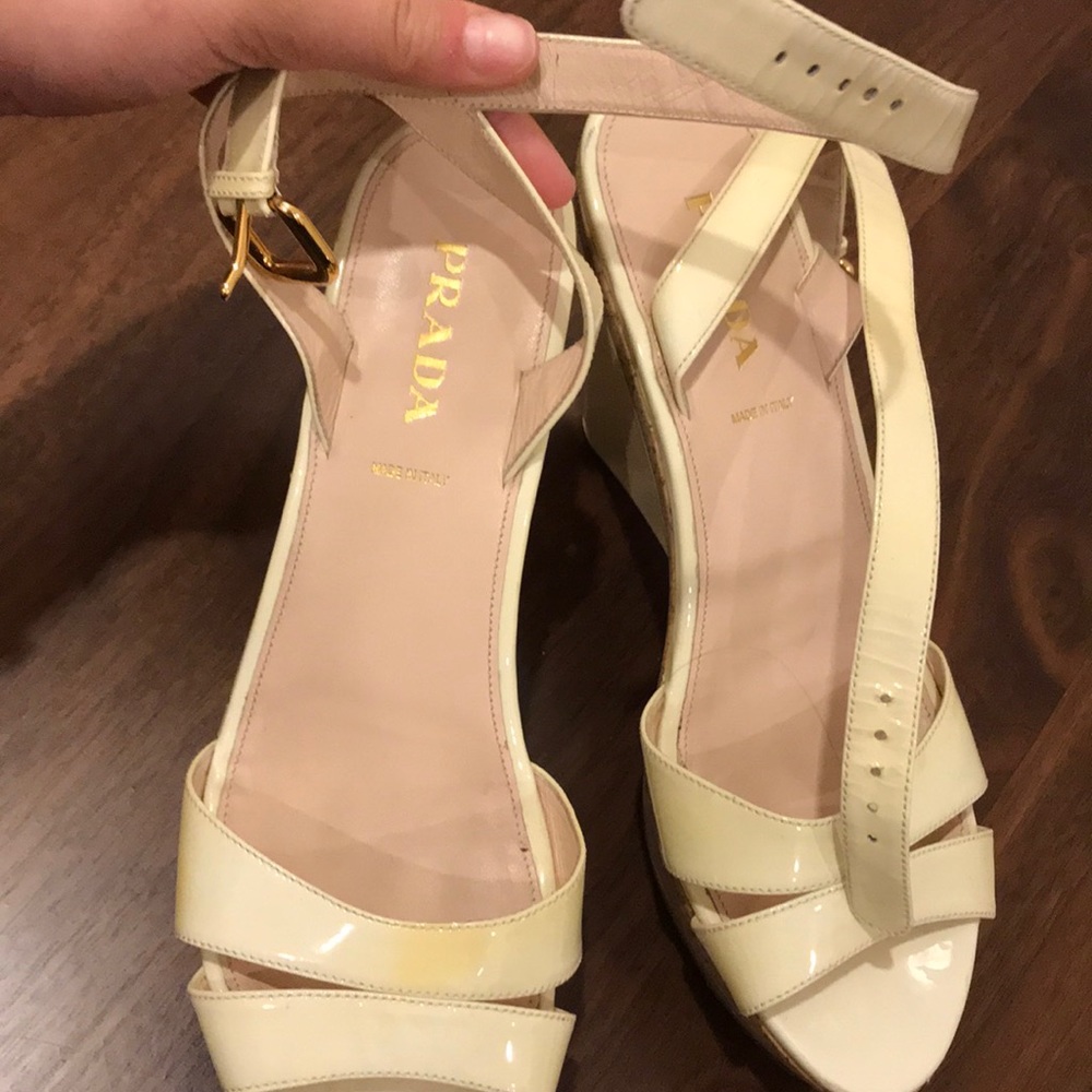 prada high heels!!